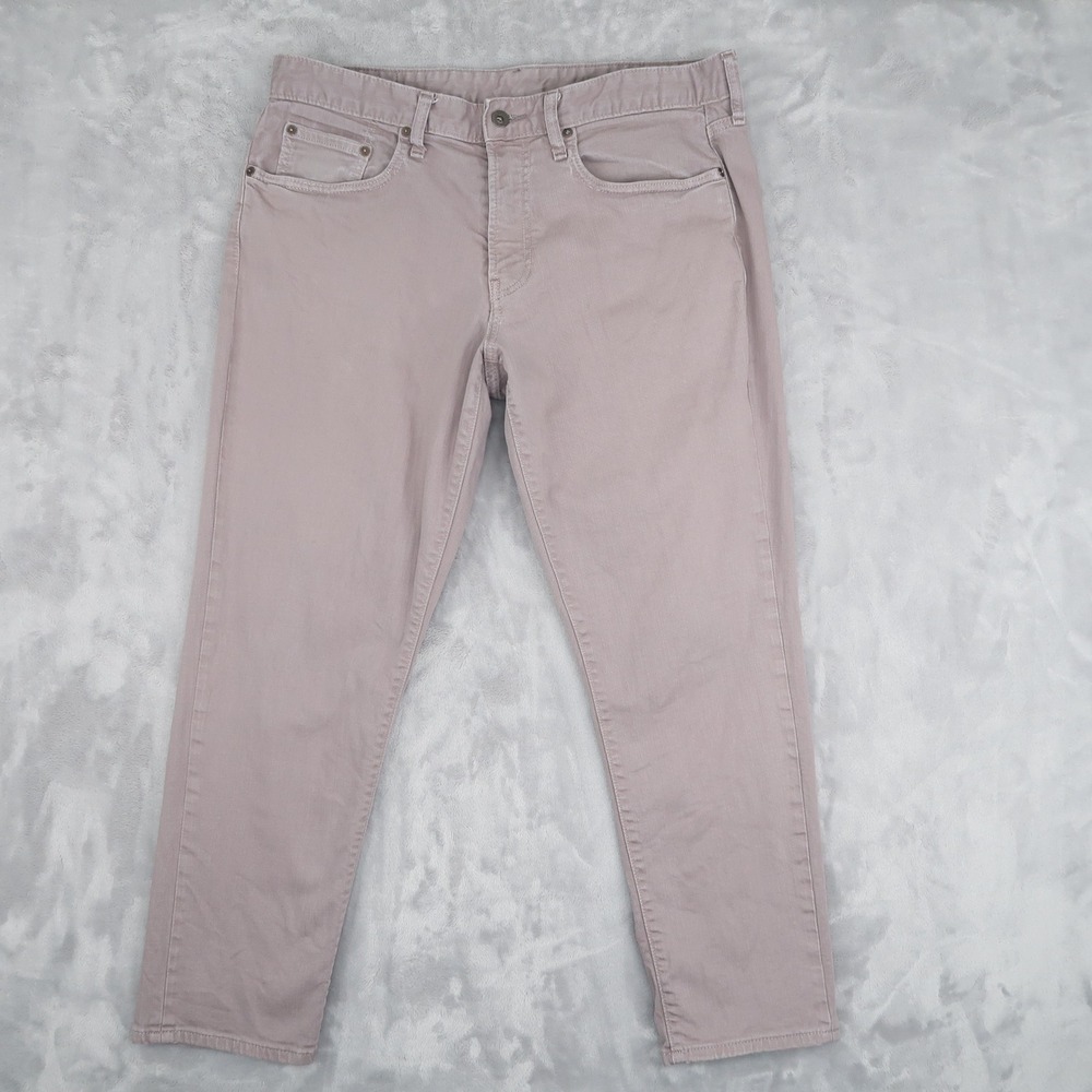Bonobos Pants Mens 35x28 Tan Athletic Fit Chinos Casual